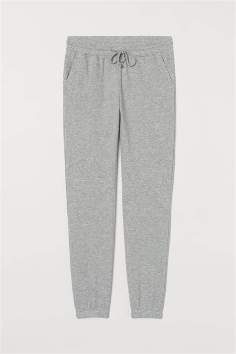 h&m grey sweatpants women's